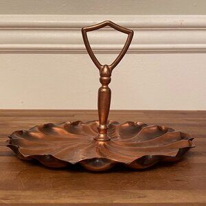 Vintage Copper Snack, Candy Serving Tray